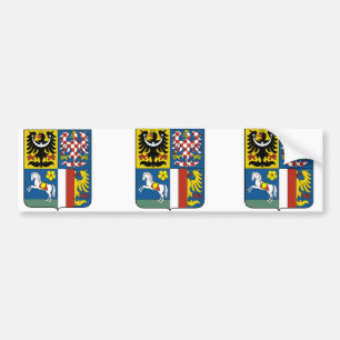 Moravian Silesian region, tjeck Bildekal