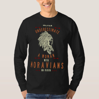 Moravians Native Indian Woman aldrig under T Shirt