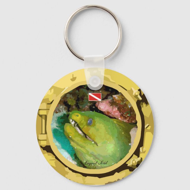 Moray Eel - Keychain Nyckelring (Framsida)