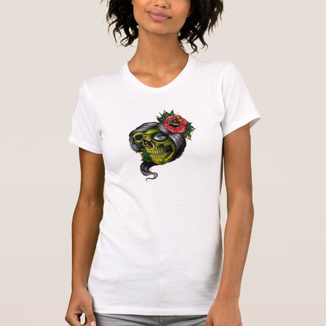 Morbid GrimGirl T-tröja Tee (Framsida)