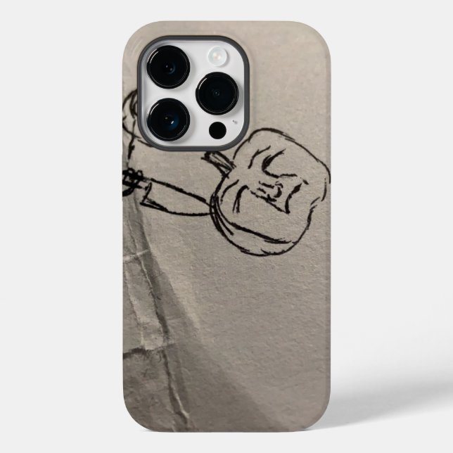 Morbid Pumpkin Halloween iphone case (Baksida)