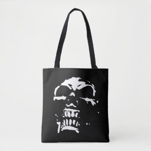 Morbid Skull Tote Bag Tygkasse
