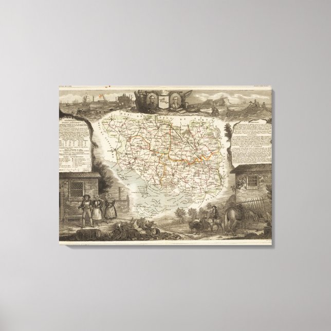 Morbihan. Canvastryck (Framsida)