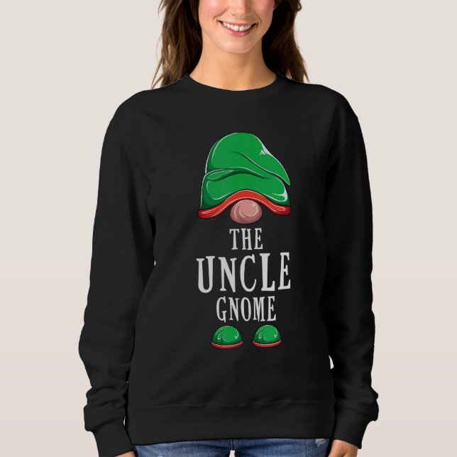 Morbror Gnome-julfamiljen Matching Group Co. T Shirt (Framsida)