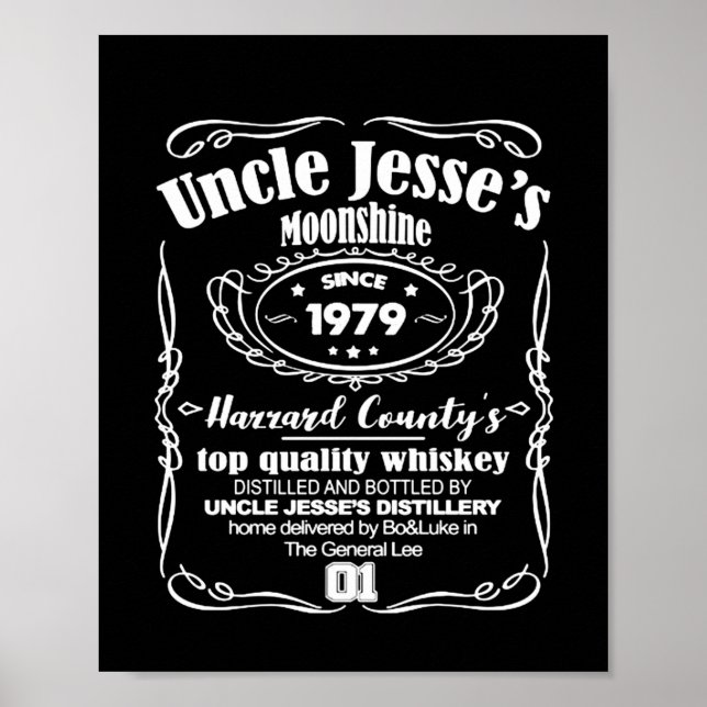 Morbror Jesse's Moonshine sedan 1979 Poster (Framsidan)