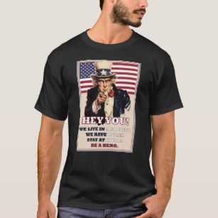 Morbror Sam COVID Propaganda Shirt T Shirt