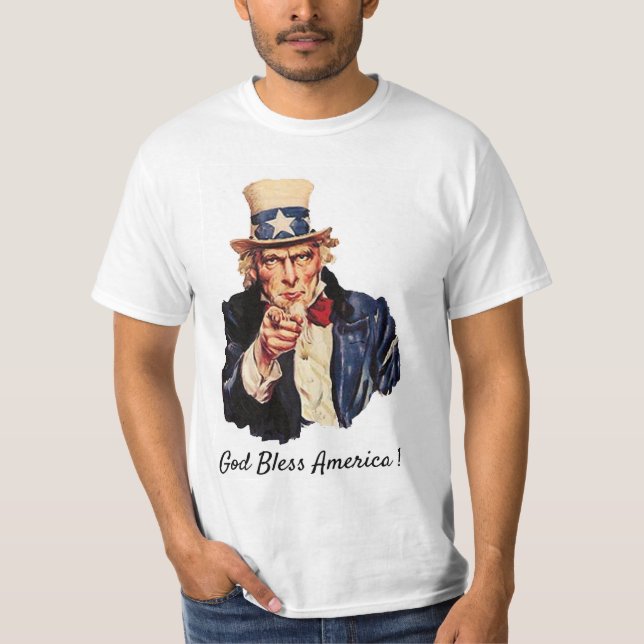 Morbror Sam T-Shirt (Framsida)