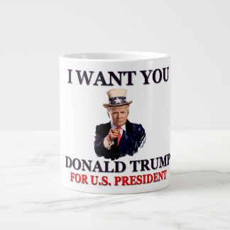 Morbror Sam Trump för president Jumbo Mugg