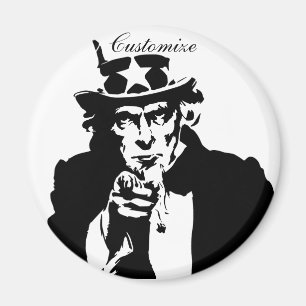 Morbror Sam vill ha dig Thunder_Cove Magnet