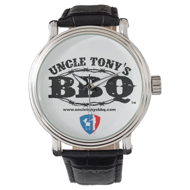 Morbror Tony's BBQ Competition Wrist Watch Armbandsur (Framsida)