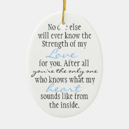 Morcitationstecken Julgransprydnad Keramik