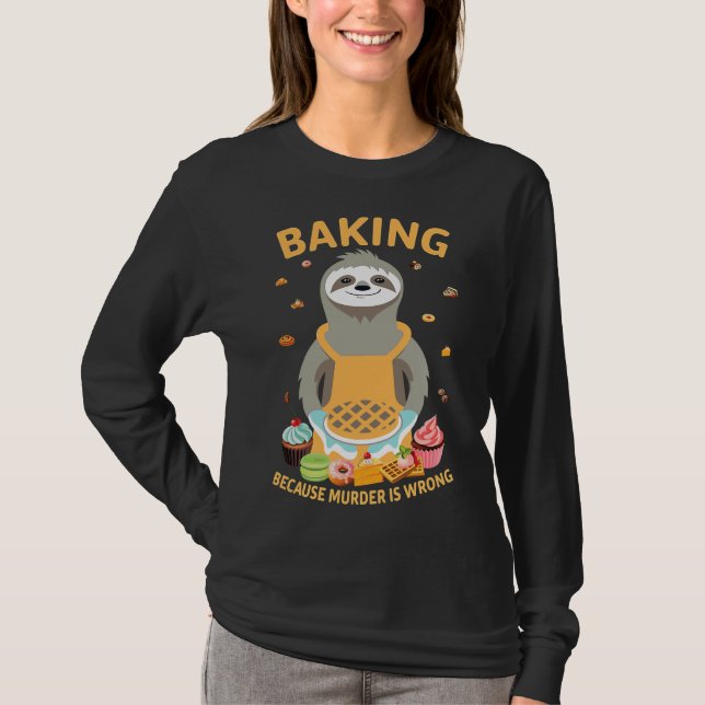 Mord är en felaktig slump för Bak T Shirt (Framsida)