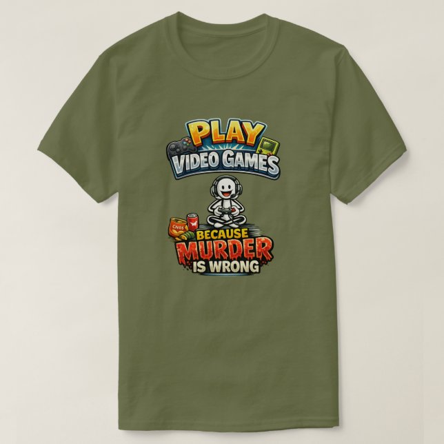 Mord Är Fel 3 T Shirt (Design framsida)