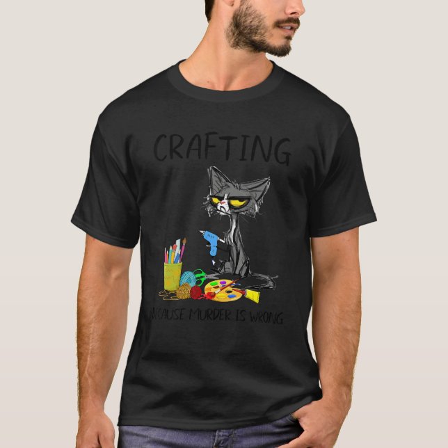 Mord är fel bästa idéer för CIA T Shirt (Framsida)