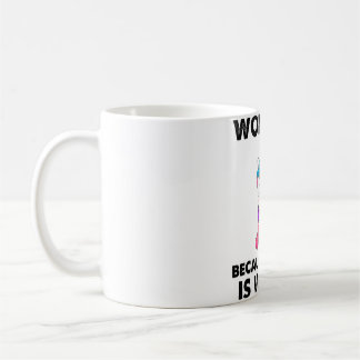 Mord är fel på Unicorn Gym Kaffemugg