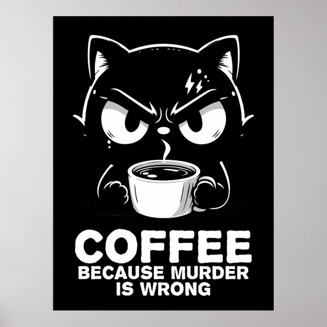 Mord är fel poster (Framsidan)