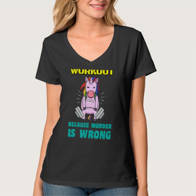 Mord är fel, viktande Unic T Shirt (Framsida)