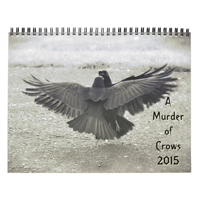Mord av kråkor 2015 kalender (Omslag)