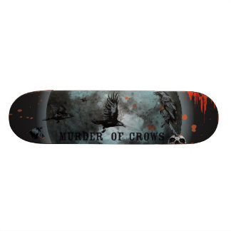 mord-av-kråkor skateboard bräda 21,5 cm
