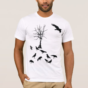 Mord av kråkor t-shirt
