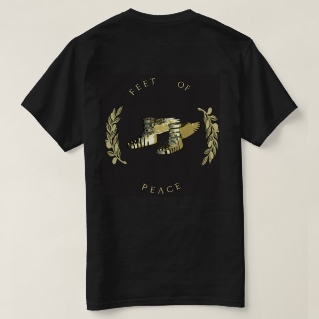 Mord på GOD - Fäst för fred T-shirt (Design baksida)