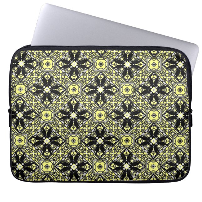 Mord på Kråkorna Kaleidoskop Square Laptop Sleeve (Framsidan)