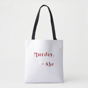 Mord på Mysteriet Bok Tygkasse
