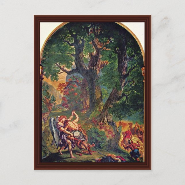 Mord på Saint-Sulpice i Paris Chapel Vykort (Framsida)