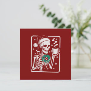Mord visar Friends Horror, Skeleton-julen Inbjudningar