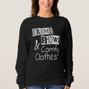 Mord visar och bekämpar kläder, sann kriminell pod t shirt