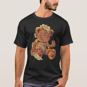 Mördande Teddybjörn Lat halloween-kostym Skräckmon T Shirt