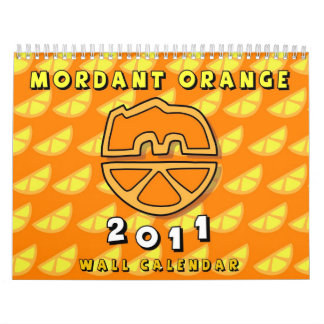 Mordantorange 2011 - väggkalender kalender