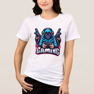 Mördare Gamer Dam T-Shirt Urban Streetwear