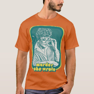 Mördare Hon skrev 1980-talets Retro TV-design T Shirt