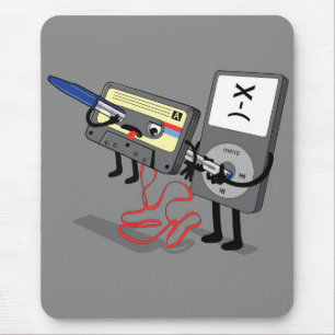 Mördare IPod Clipart (den Retro diskettkassetten) Musmatta