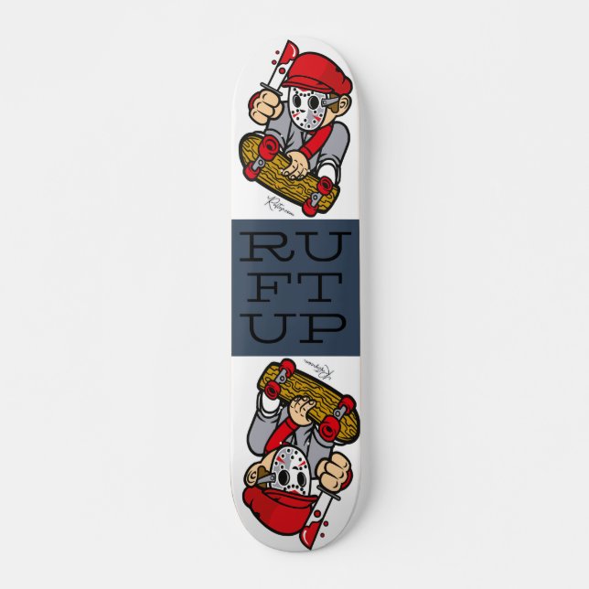 Mördare Skater Skateboard Skräck Design Däck (Framsida)