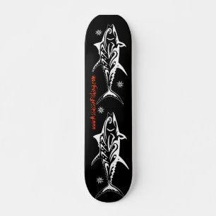 Mördarefiske - stam- svart Skateboard Bräda 21,5 Cm
