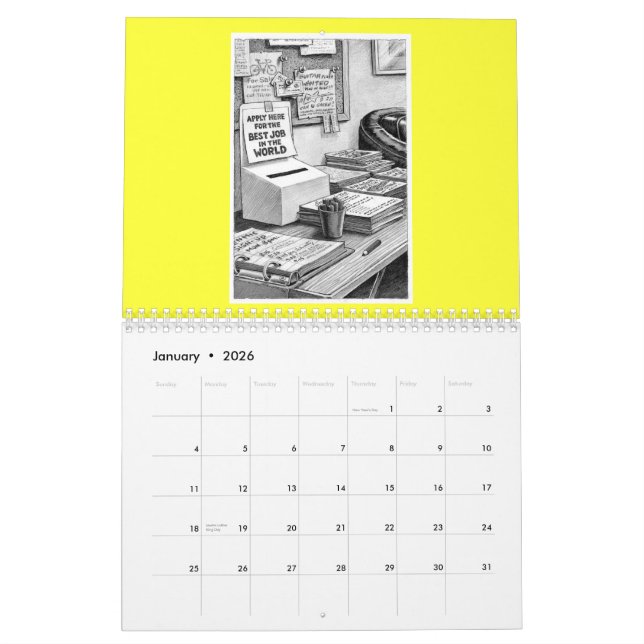 MÖRDAREKALENDER!!! ™ KALENDER (Jan 2026)