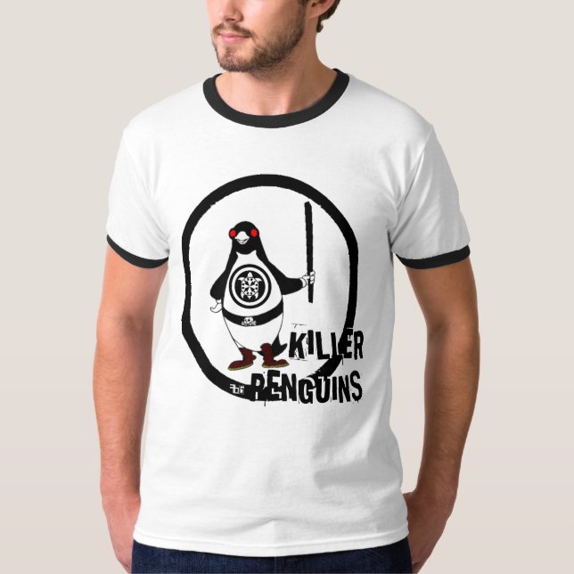 MÖRDAREPINGVIN T SHIRT (Framsida)