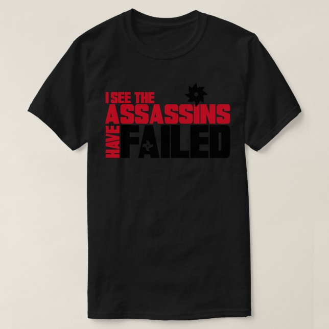 mördarna har misslyckats t shirt (Design framsida)
