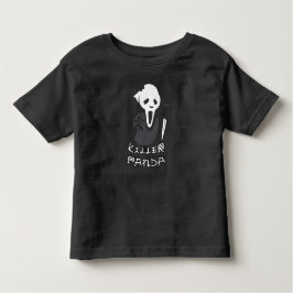 Mördarpanda Söt Baby Pojke Flick Halloween 2023 T Shirt
