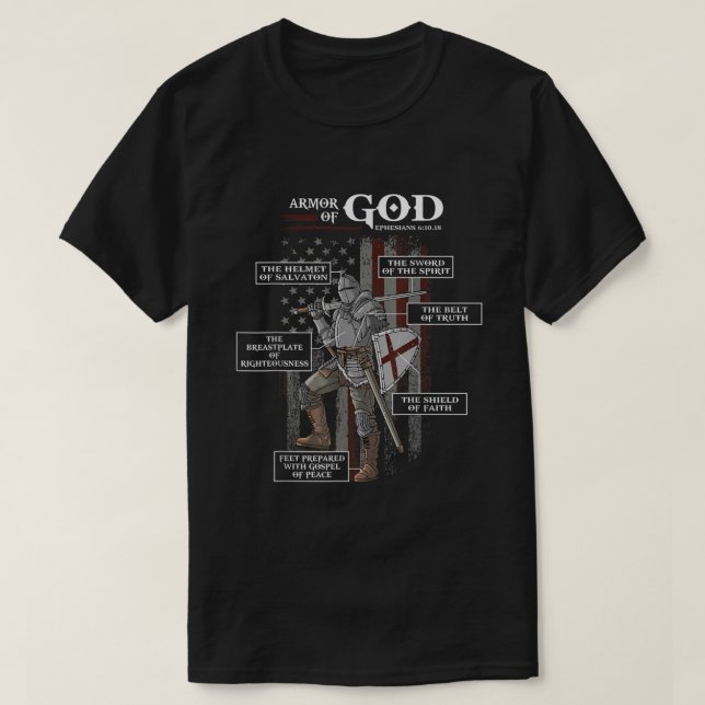 Mordarv från Guds Efesiers Religiösa Bible Verse C T Shirt (Design framsida)
