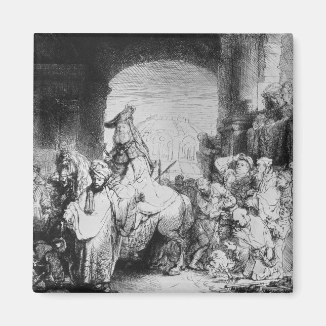 Mordecai-triumfen, 1640 magnet (Framsidan)