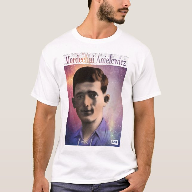 Mordechai Anielewicz T-shirt (Framsida)