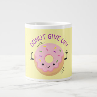 Mördegskaka Ge Inte Upp Design Jumbo Mugg