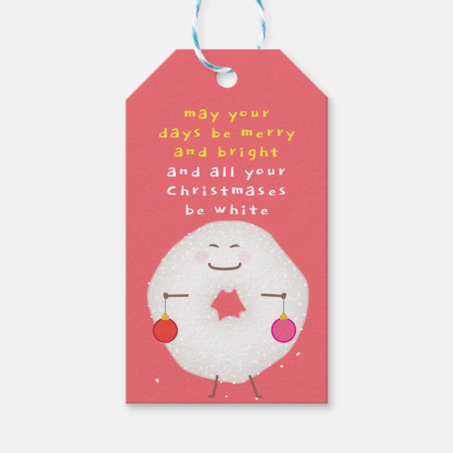 Mördegskrans jul  presentetikett (Framsidan)