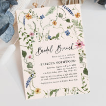 Mordern Boho WildblommMöhippa Brunch Shower