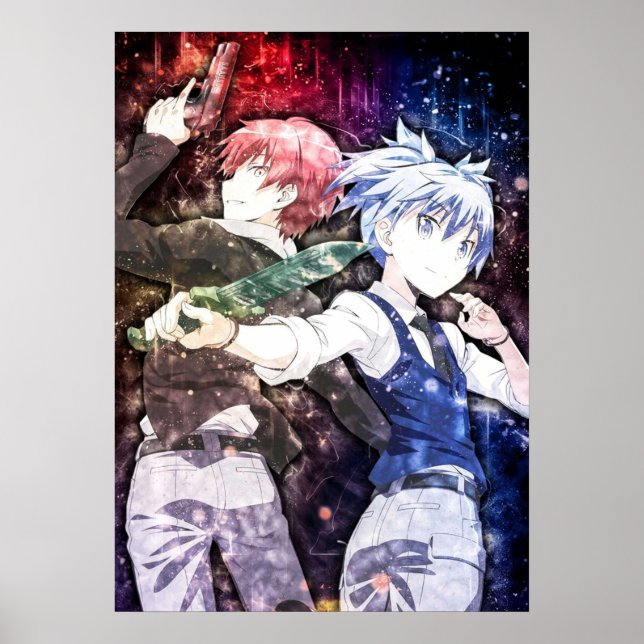 Mordet på Classroom Karma Nagisa Poster (Framsidan)