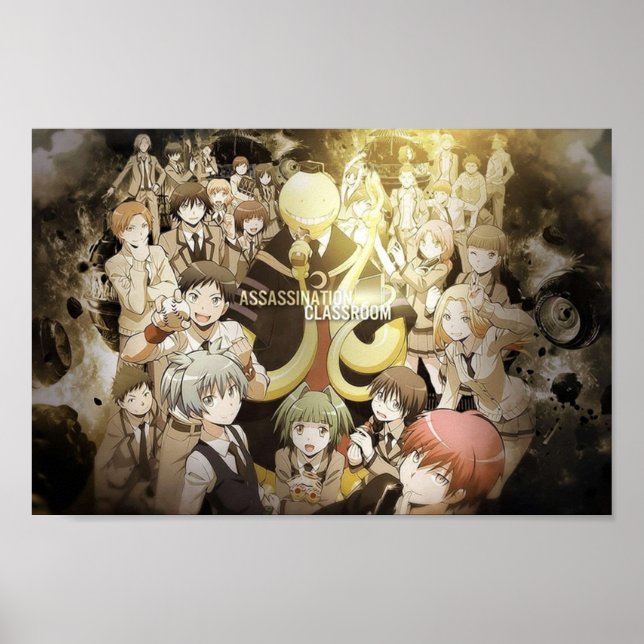 Mordet på Koro Sensei-minnet Poster (Framsidan)