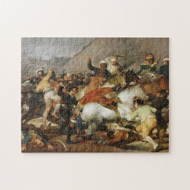 Mordet på Mamelukes Francisco José de Goya Pussel (Horisontell)